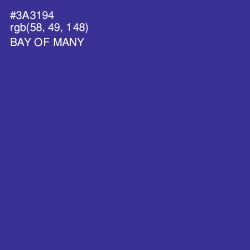 #3A3194 - Bay of Many Color Image