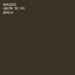 #3A3222 - Birch Color Image