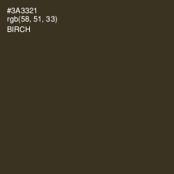 #3A3321 - Birch Color Image