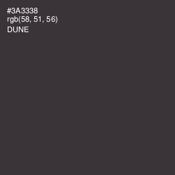 #3A3338 - Dune Color Image