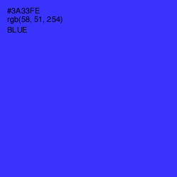 #3A33FE - Blue Color Image