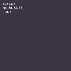 #3A3444 - Tuna Color Image