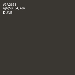 #3A3631 - Dune Color Image