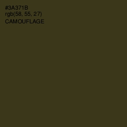 #3A371B - Camouflage Color Image