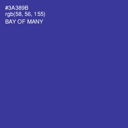 #3A389B - Bay of Many Color Image