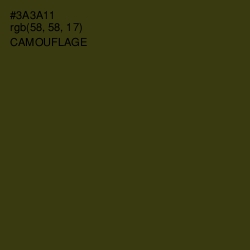 #3A3A11 - Camouflage Color Image