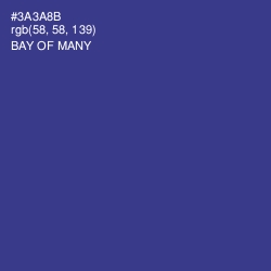 #3A3A8B - Bay of Many Color Image