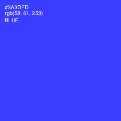 #3A3DFD - Blue Color Image