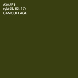 #3A3F11 - Camouflage Color Image