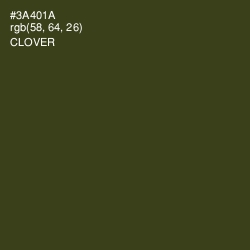 #3A401A - Clover Color Image