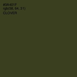 #3A401F - Clover Color Image