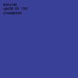 #3A4196 - Chambray Color Image