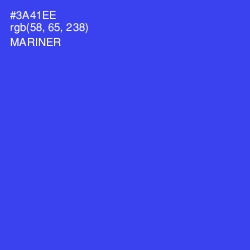 #3A41EE - Mariner Color Image