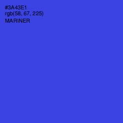 #3A43E1 - Mariner Color Image