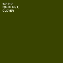 #3A4401 - Clover Color Image