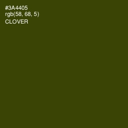 #3A4405 - Clover Color Image