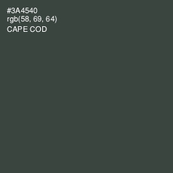 #3A4540 - Cape Cod Color Image