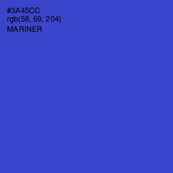 #3A45CC - Mariner Color Image