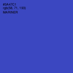 #3A47C1 - Mariner Color Image