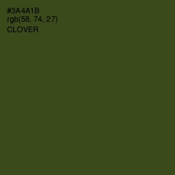 #3A4A1B - Clover Color Image