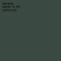 #3A4A42 - Cape Cod Color Image