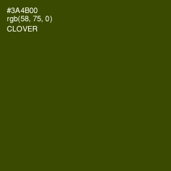 #3A4B00 - Clover Color Image