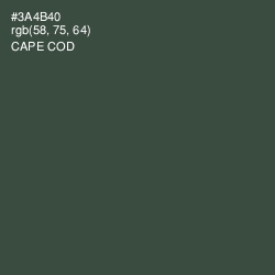 #3A4B40 - Cape Cod Color Image