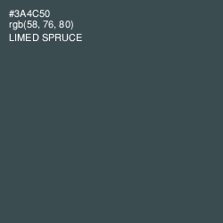 #3A4C50 - Limed Spruce Color Image