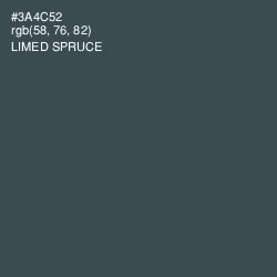#3A4C52 - Limed Spruce Color Image