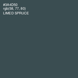 #3A4D50 - Limed Spruce Color Image