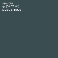 #3A4D51 - Limed Spruce Color Image