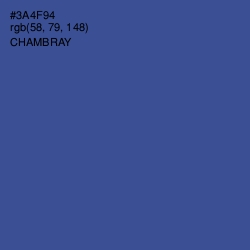 #3A4F94 - Chambray Color Image