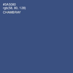 #3A5080 - Chambray Color Image