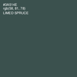 #3A514E - Limed Spruce Color Image