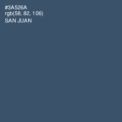#3A526A - San Juan Color Image
