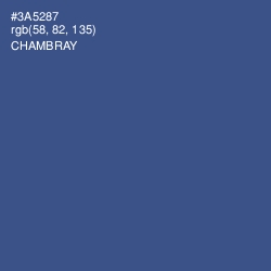 #3A5287 - Chambray Color Image