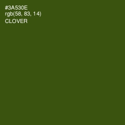 #3A530E - Clover Color Image