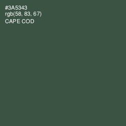 #3A5343 - Cape Cod Color Image
