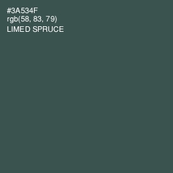 #3A534F - Limed Spruce Color Image