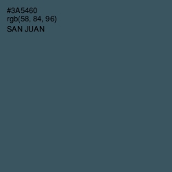 #3A5460 - San Juan Color Image