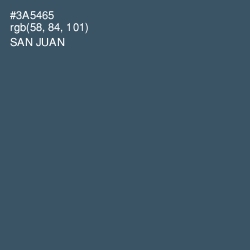 #3A5465 - San Juan Color Image