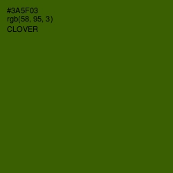 #3A5F03 - Clover Color Image