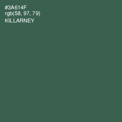 #3A614F - Killarney Color Image