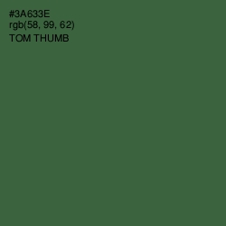 #3A633E - Tom Thumb Color Image