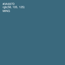 #3A697D - Ming Color Image