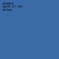 #3A6BA6 - Astral Color Image