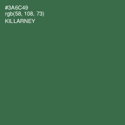 #3A6C49 - Killarney Color Image