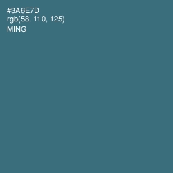 #3A6E7D - Ming Color Image