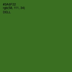 #3A6F22 - Dell Color Image