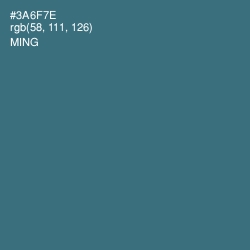 #3A6F7E - Ming Color Image